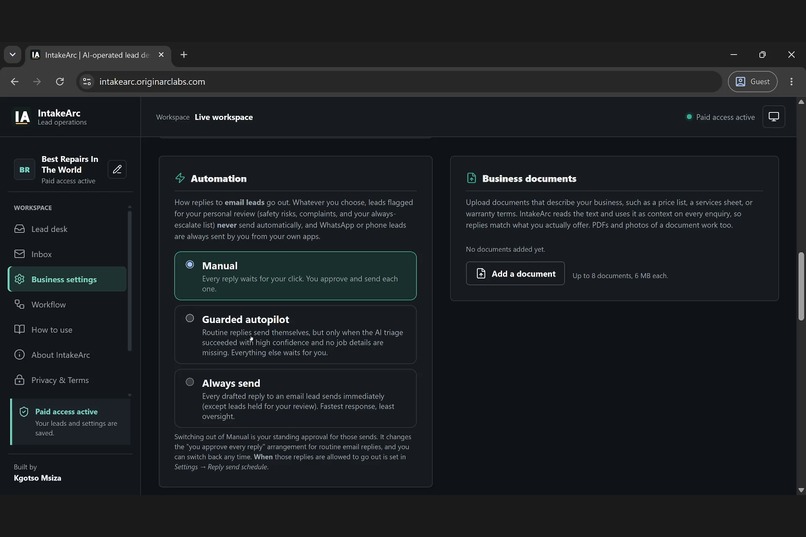 IntakeArc – screenshot 11