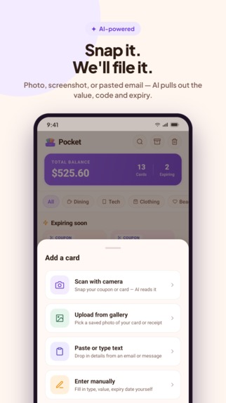 Pocket – screenshot 1