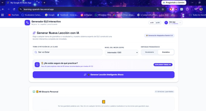 Generador ELE Interactivo – screenshot 1