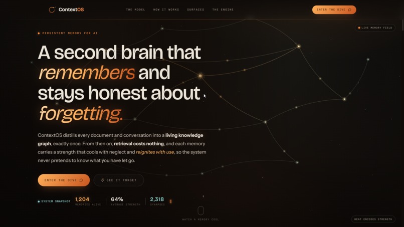 ContextOS — Persistent Memory for AI Agents – screenshot 4