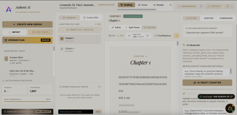 Authoric AI – screenshot 2