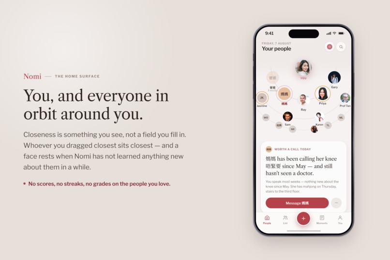 Nomi: Better Human Connections – screenshot 1