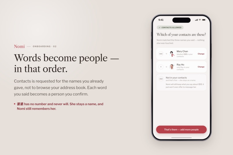 Nomi: Better Human Connections – screenshot 3
