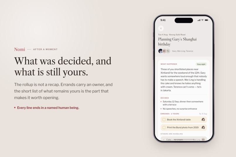 Nomi: Better Human Connections – screenshot 6
