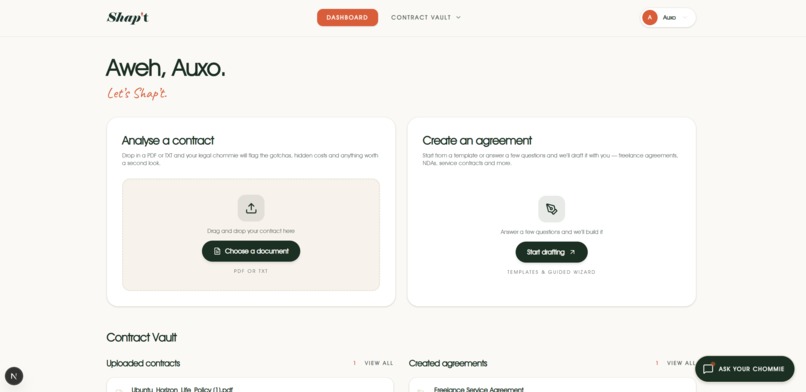 Shap't – screenshot 2