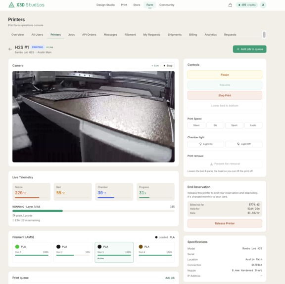 X3D Studios - Prompt to Real Product as Service – screenshot 3