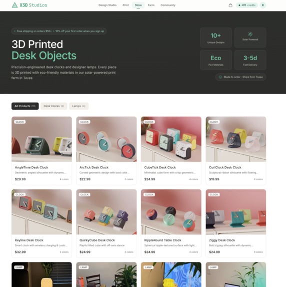 X3D Studios - Prompt to Real Product as Service – screenshot 5