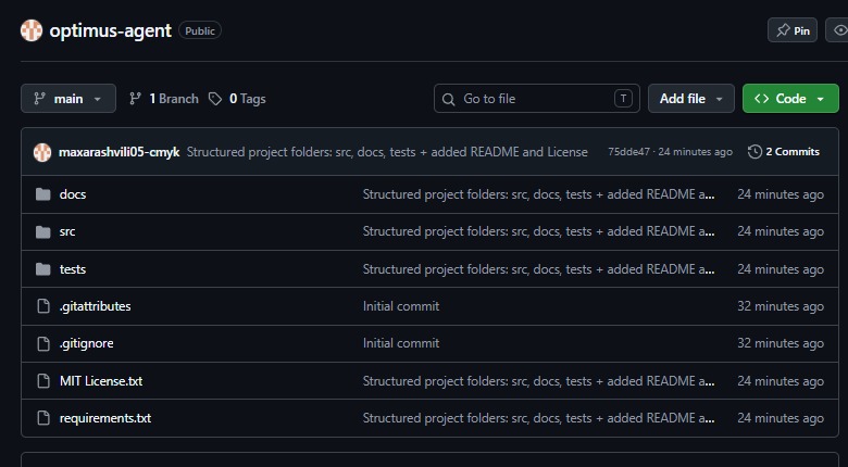 OptiMind_Agent – screenshot 2