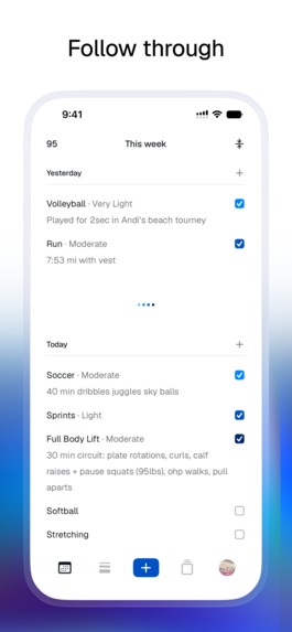 Splits - Workout Calendar – screenshot 3