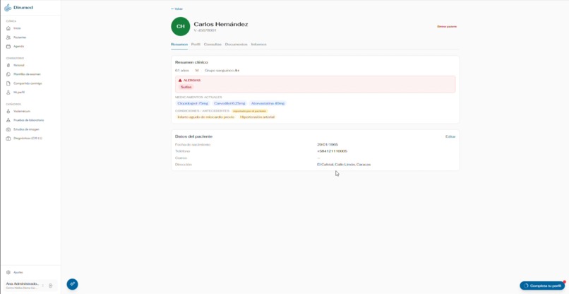 Dirumed – screenshot 3