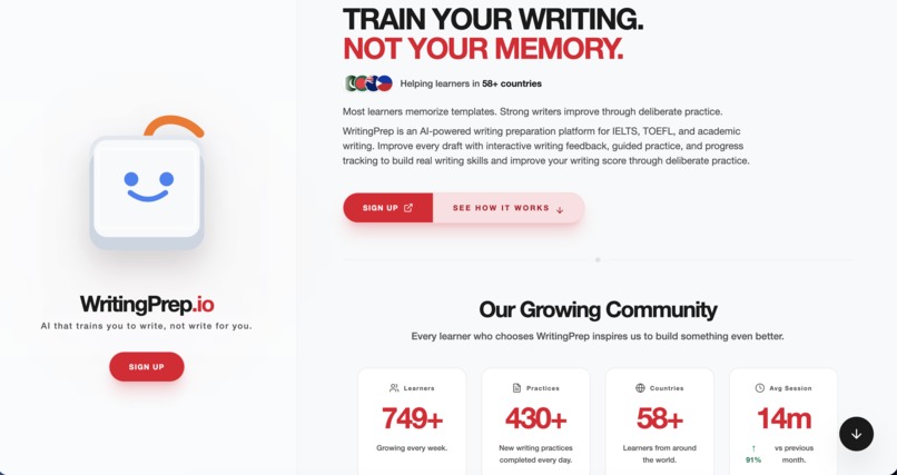 WritingPrep – screenshot 1