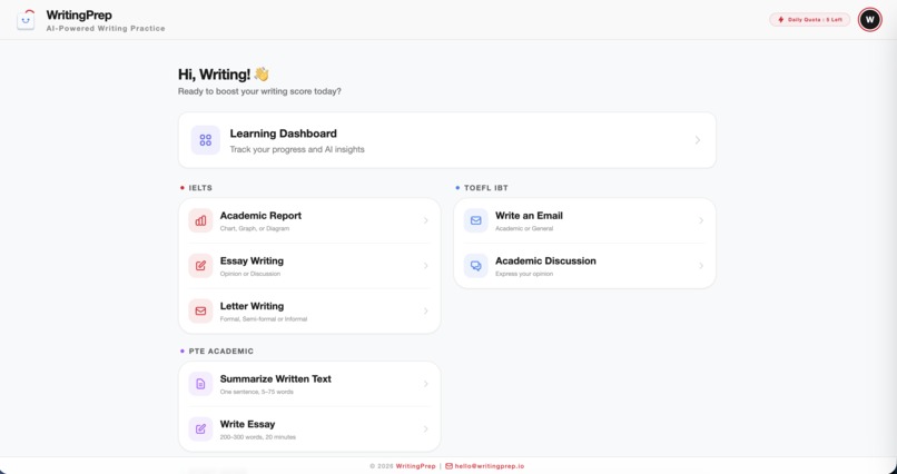 WritingPrep – screenshot 3