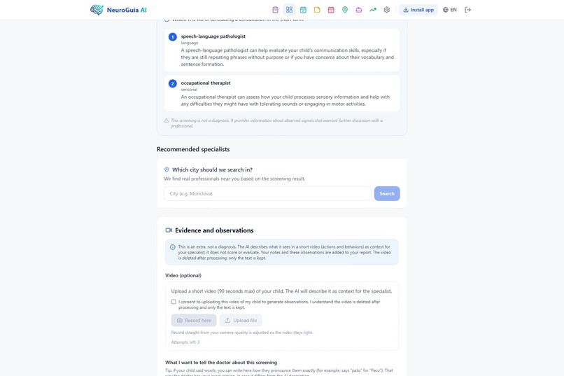 NeuroGuía AI – screenshot 11