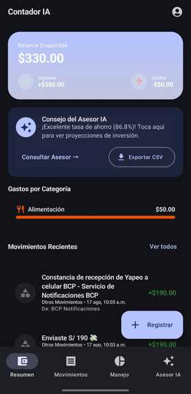 Contador IA – screenshot 2