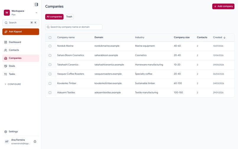 Kippod - The AI-First CRM Freelancers Don't Know They Need – screenshot 2