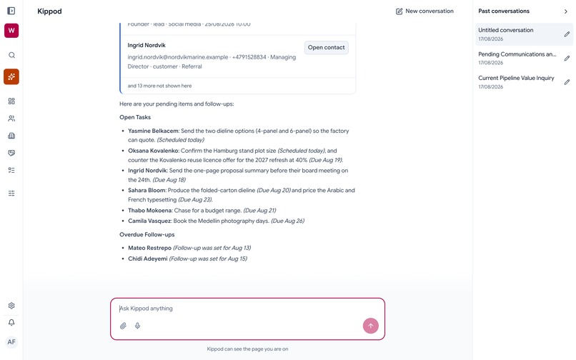 Kippod - The AI-First CRM Freelancers Don't Know They Need – screenshot 6