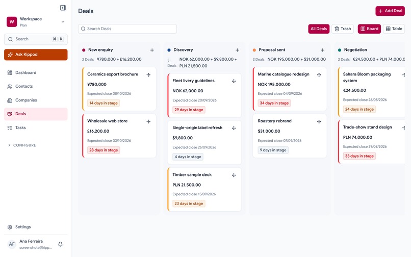 Kippod - The AI-First CRM Freelancers Don't Know They Need – screenshot 10