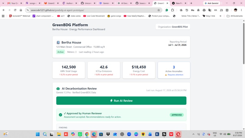 AI-Enabled ESG Data Optimisation – screenshot 12