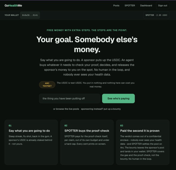 Gohealthme – screenshot 1