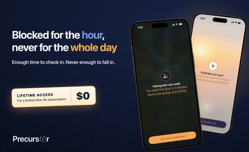 Precursor: Hourly Screen Time – screenshot 1