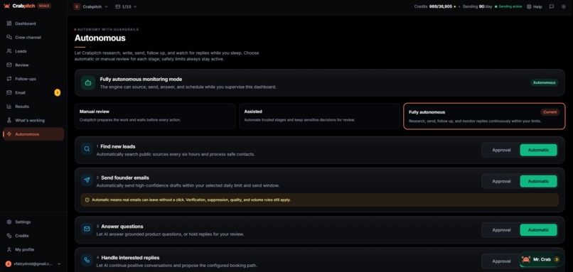Crabpitch – screenshot 2