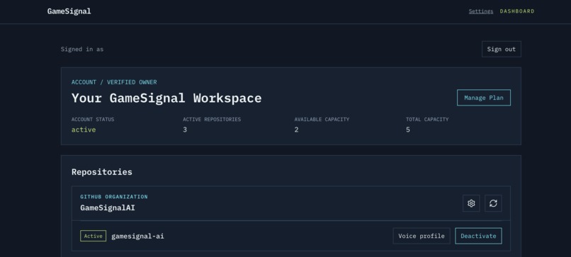 GameSignal AI – screenshot 3