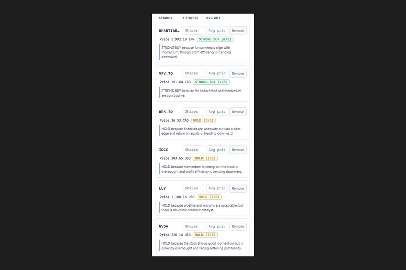 Stock Agent – screenshot 1