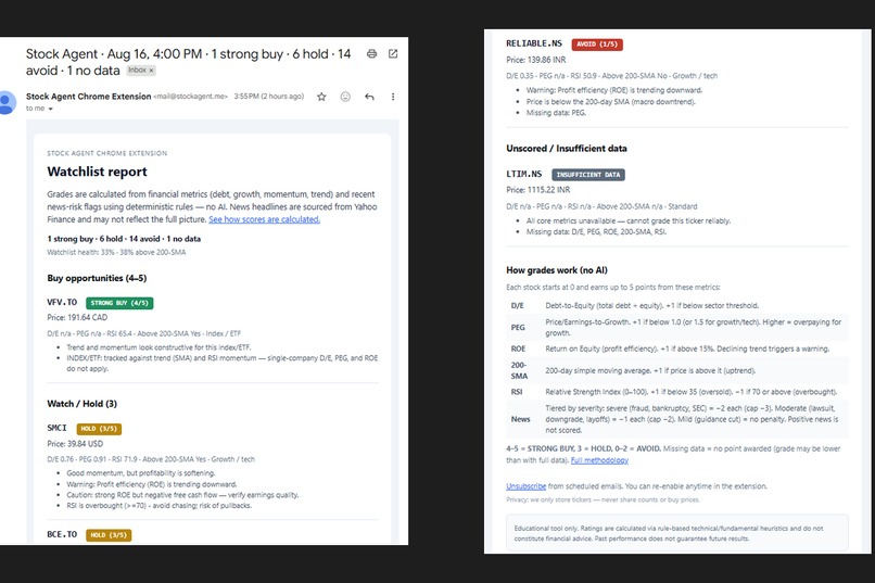 Stock Agent – screenshot 2