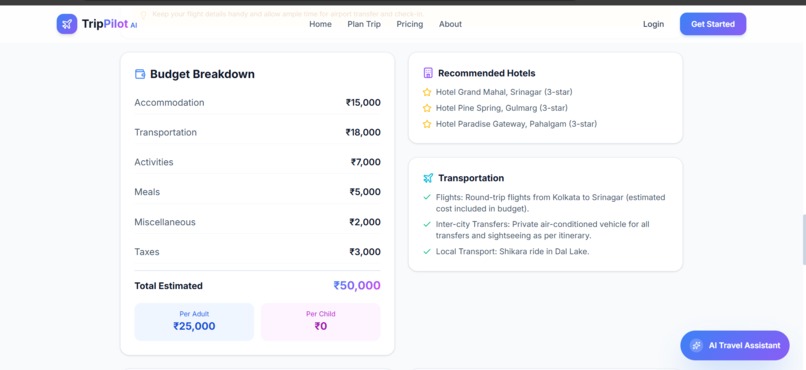 TripPilot AI – screenshot 4