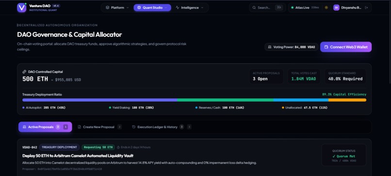 Venture DAO – screenshot 9