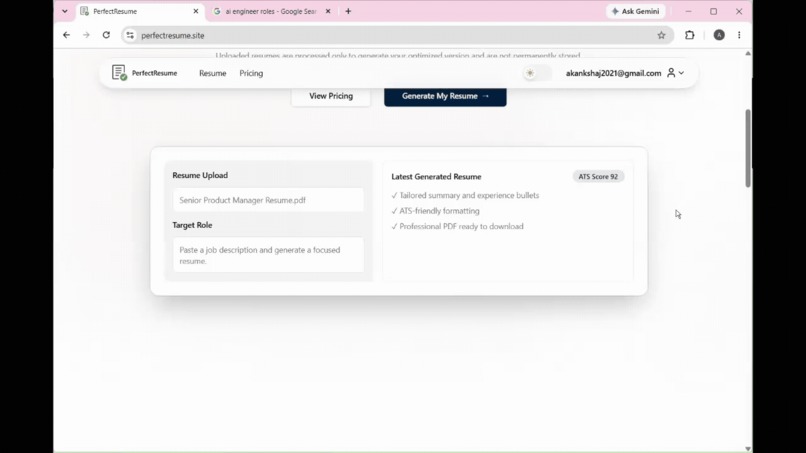 PerfectResume – screenshot 3