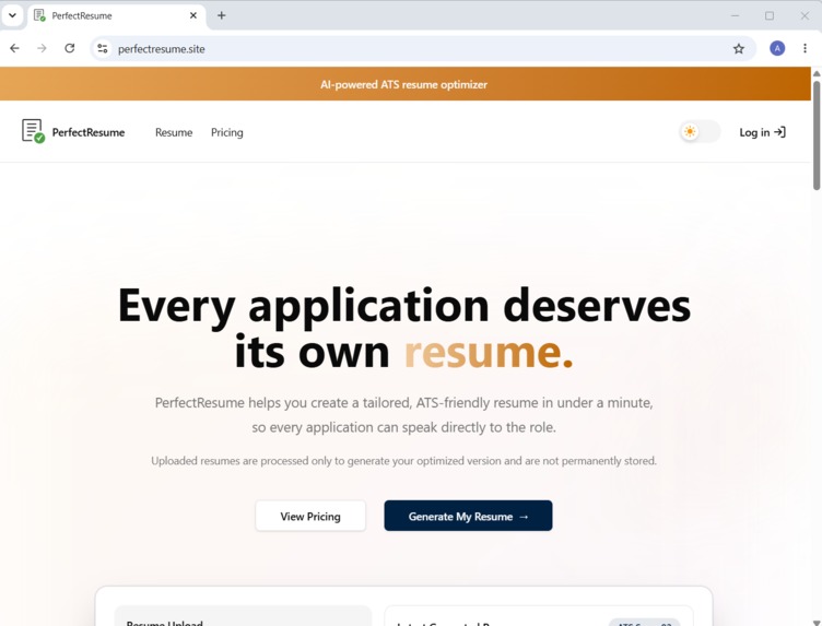 PerfectResume – screenshot 4