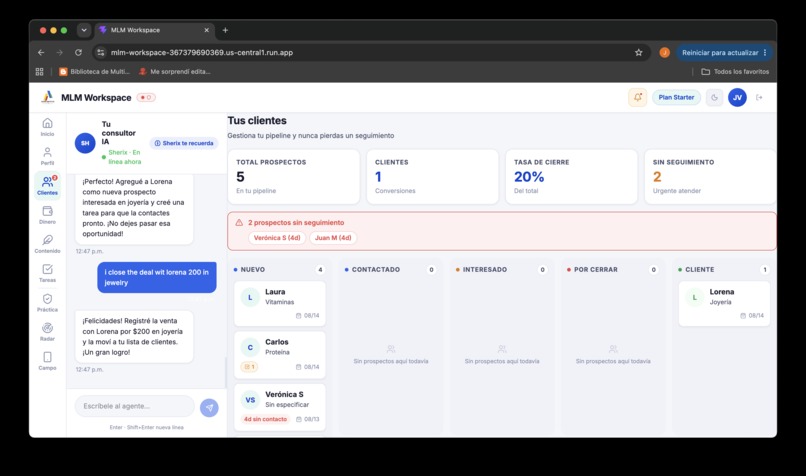 MLM SaaS – screenshot 1