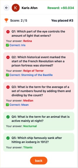 Learners Reward – screenshot 13