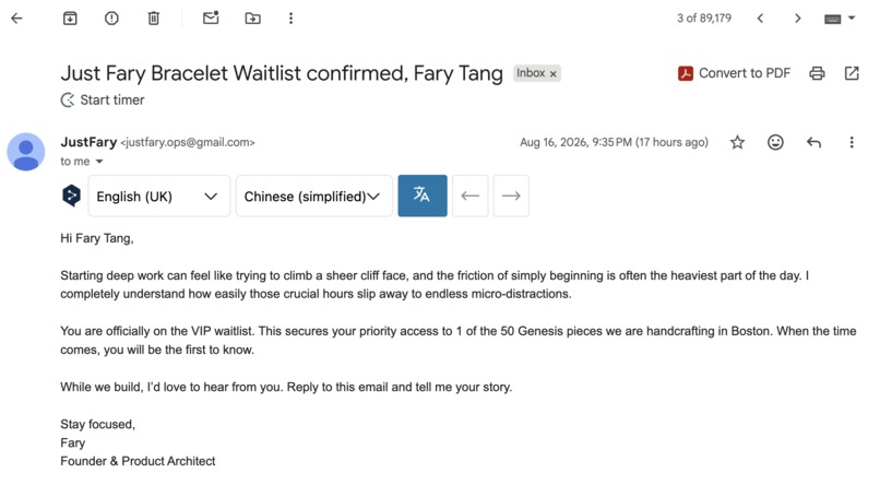 Just Fary - AI Focus Bracelet – screenshot 7