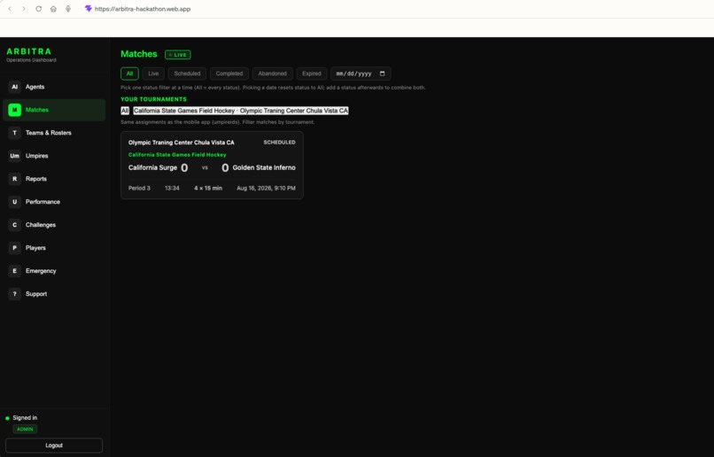 Arbitra: The Zero-Look AI Match Engine – screenshot 9