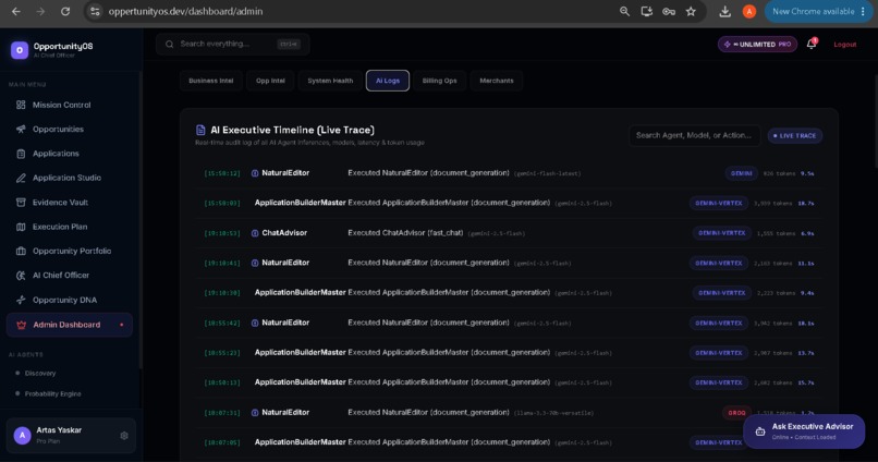OpportunityOS – screenshot 2