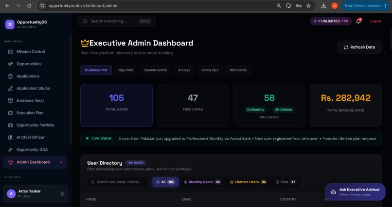 OpportunityOS – screenshot 3