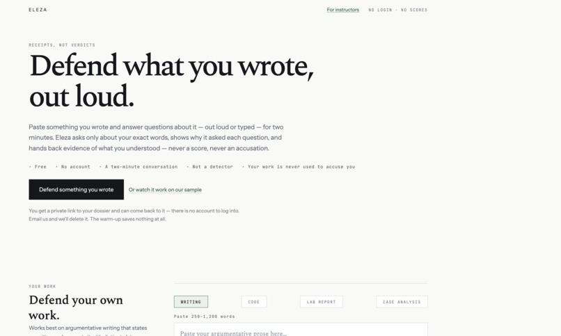 Eleza – screenshot 1