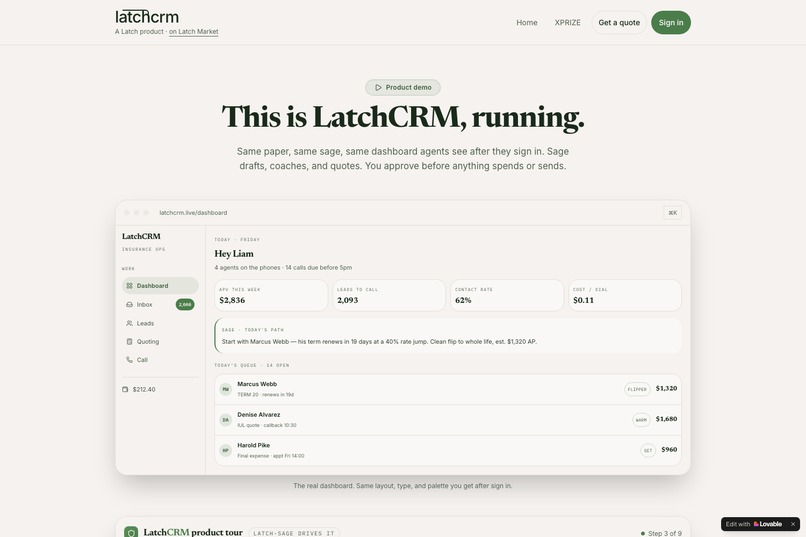Latch Sage – screenshot 1