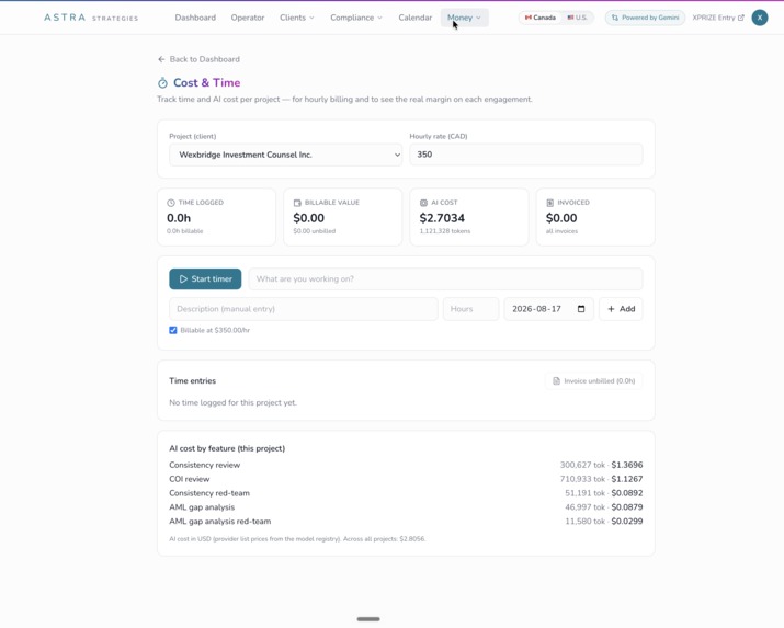 Astra Strategies - Compliance Consistency App – screenshot 3