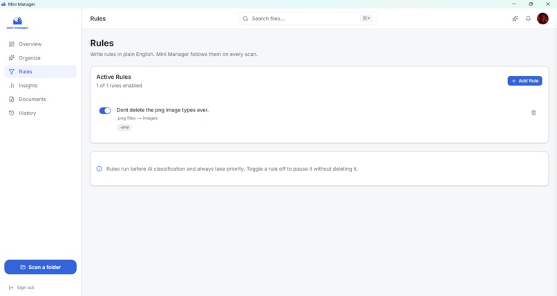 Mini Manager – screenshot 3