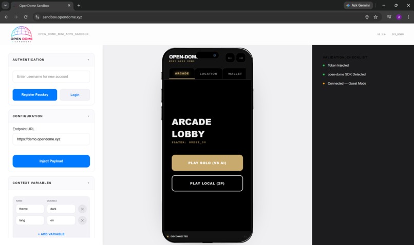 Open Dome: Agentic Venue OS – screenshot 3