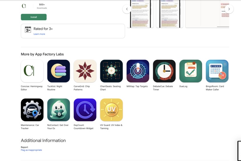 App Factory – screenshot 2