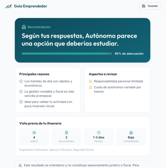 Guía Emprendedor – screenshot 2