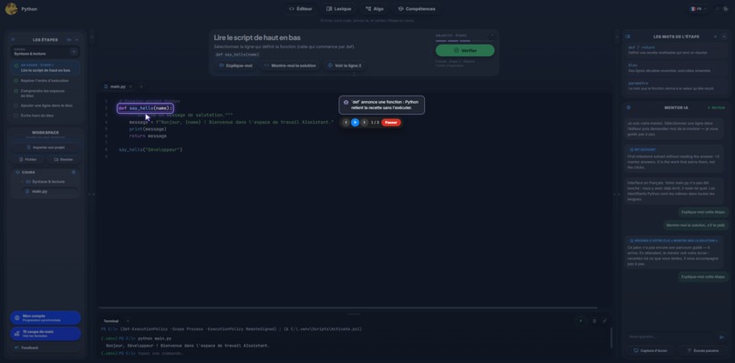 AIssistant-learn – screenshot 2