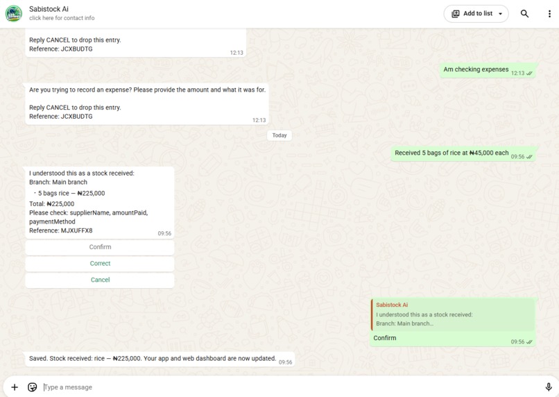 Sabistock AI – screenshot 2