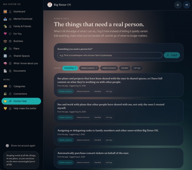 Big Sister OS – screenshot 3
