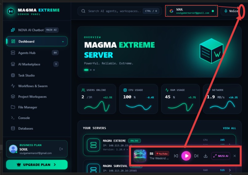 MAGMA EXTREME SERVER – screenshot 6