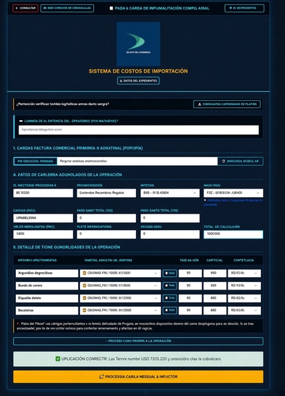 Gestora Comexa – screenshot 2